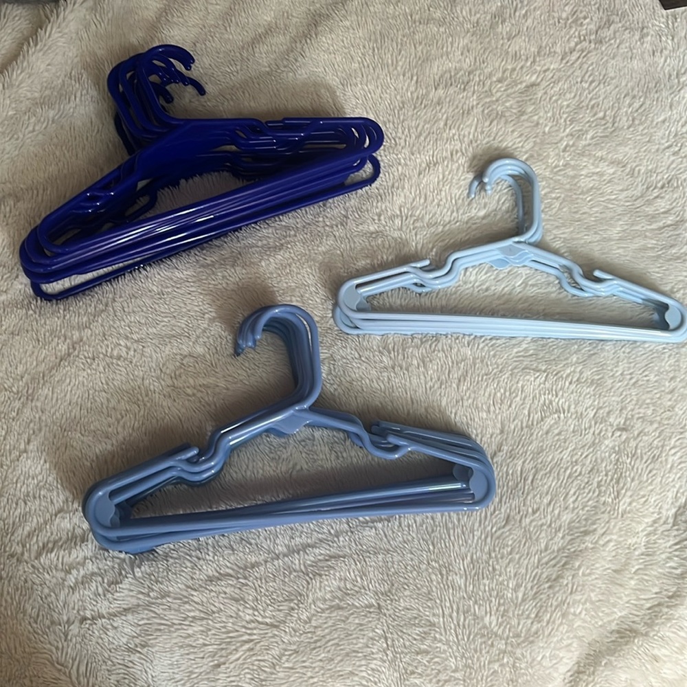 Assorted Blue Baby Kids Children’s Clothes Hangers